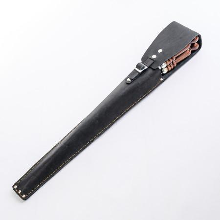 A set of skewers 670*12*3 mm in a black leather case в Петрозаводске