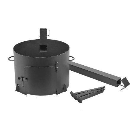 Stove with a diameter of 410 mm with a pipe for a cauldron of 16 liters в Петрозаводске