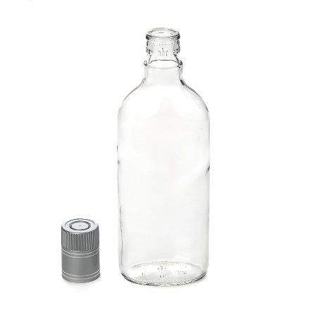 Бутылка "Фляжка" 0,5 литра с пробкой гуала в Петрозаводске